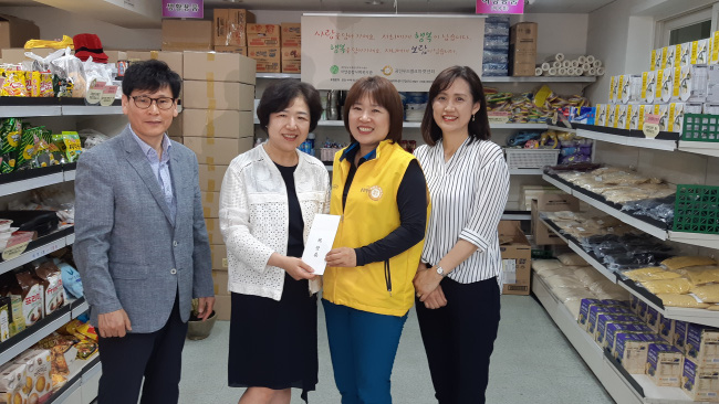 광진구약, 저소득층 위한 푸드마켓 후원