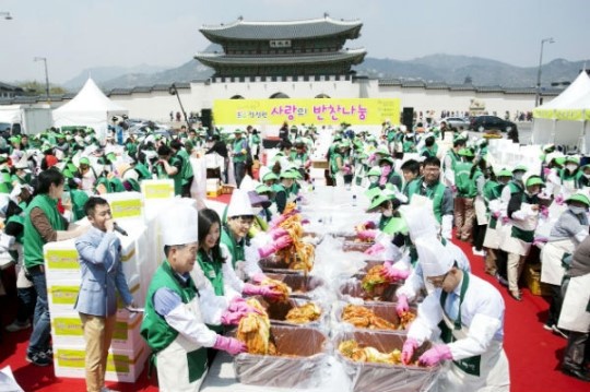 대상(주)의 16년차 사회공헌, 나눌수록 맛있는