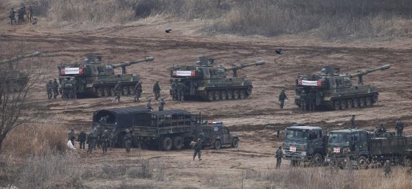 한·미 사상최대 軍 연합훈련 … 접경지 평온