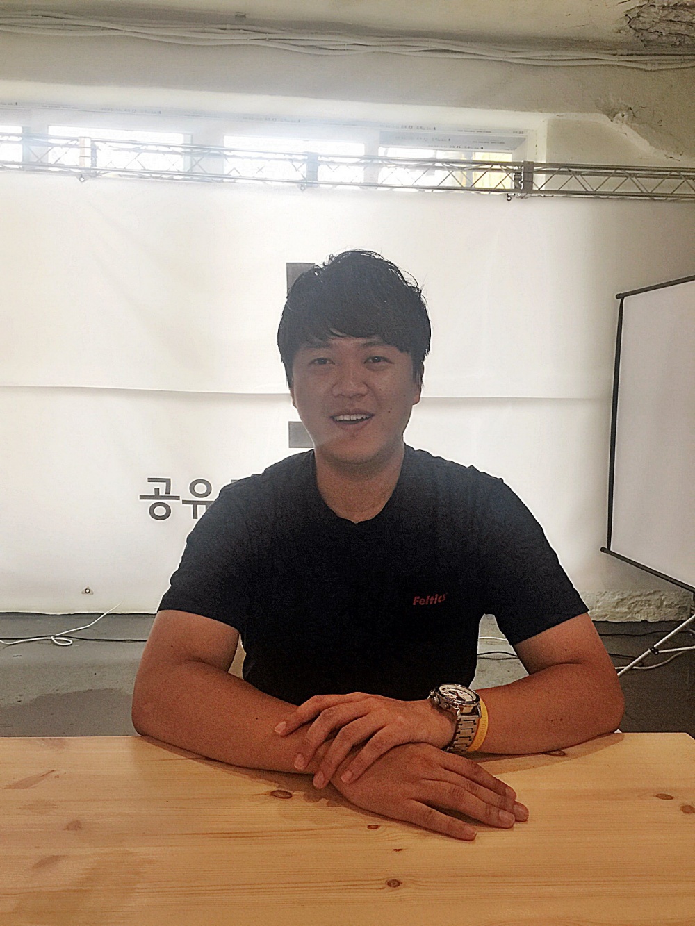 백지훤 공유공간 팩토리얼 대표 용일시장을 사람냄새 나는 곳으로