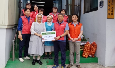 한국마사회 인천중구지사, 천사기부함 모금액 전달