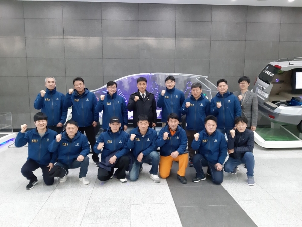 용인소방서, 현대기아환경기술연구소 방문