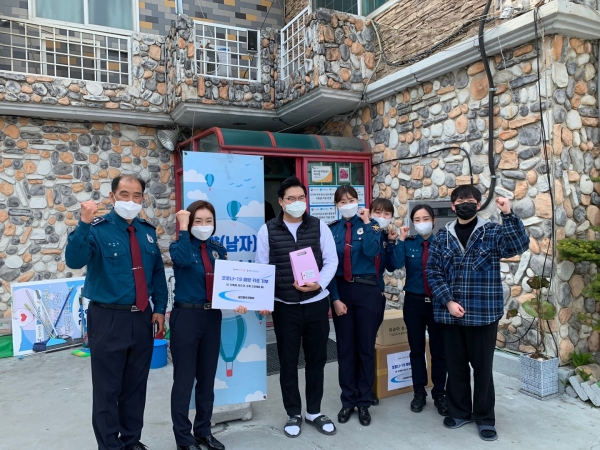 일산동부서,사회적약자 시설에 코로나19 예방물품 전달