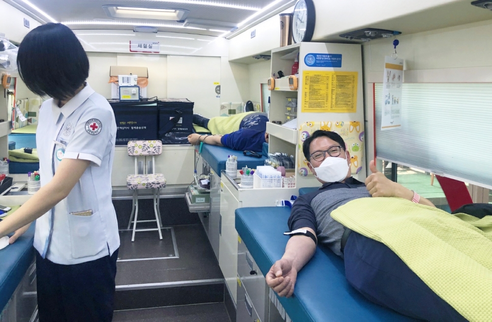 수공 광주수도관리단 등 6개 관공서와 공공기관, 합동 헌혈 행사 진행