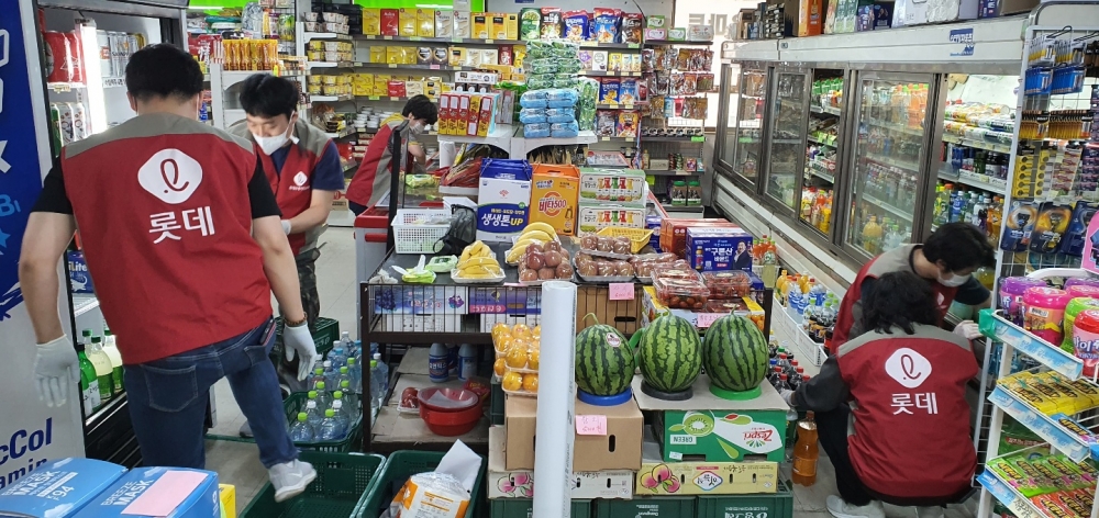 롯데유통사업본부 서부지사 영세점포 Re-Storing 캠페인 진행