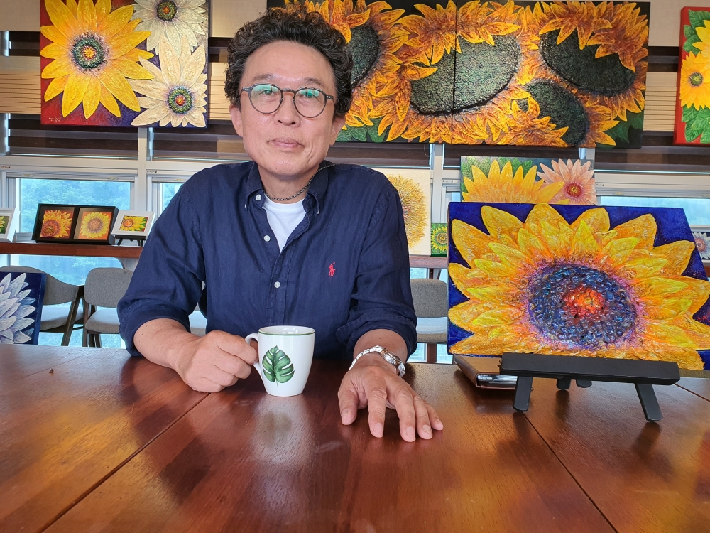 커피·해바라기로 그림 뚝딱…좋아하는 일해 행복