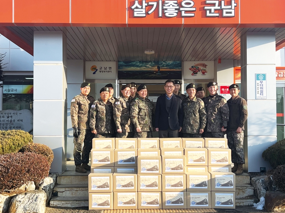 28사단 전차대대 봉사단, 생필품 나눔