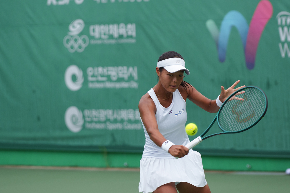 백다연, 한국 선수 중 유일하게 ITF 인천오픈국제여자테니스투어 단식 8강 합류