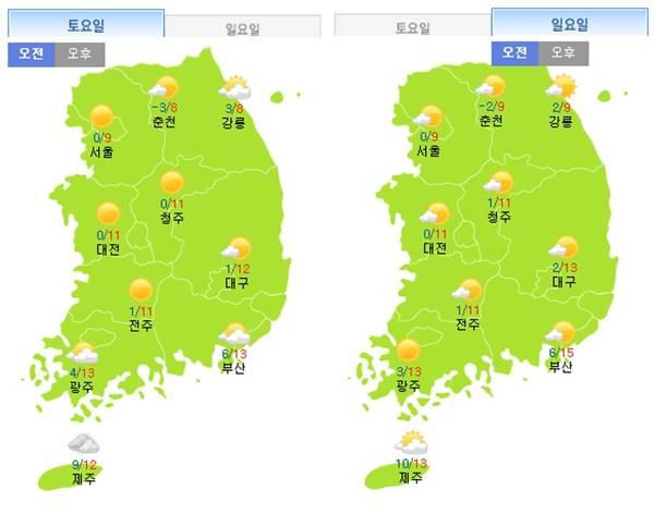 [주말날씨]대체로 맑음…스키장 가볼까?