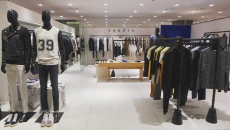 ‘산드로옴므’ 강남 주요 백화점 속속 입성