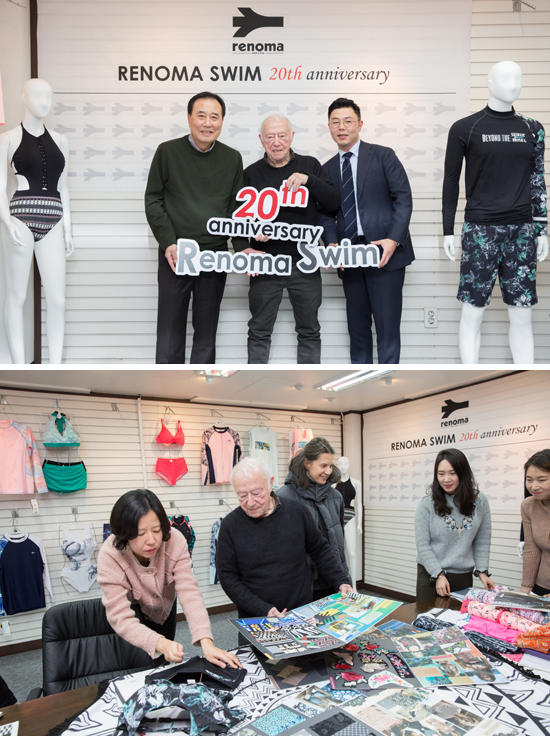레노마수영복, 론칭 20주년 기념 ‘모르스 크레씨 레노마’ 방한