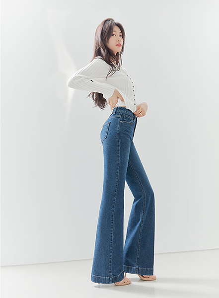 게스 ‘수지 와이드 진’ 컬렉션 인기
