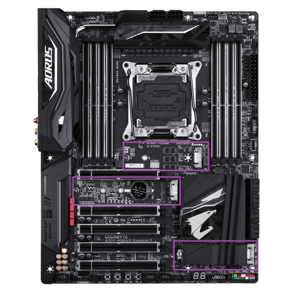 스카이레이크-X 작은 형님 메인보드, 기가바이트 X299 AORUS Gaming 7 피씨디렉트