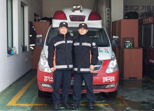 가스중독 의식 잃은 외국인 구한 119대원