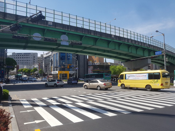 꽉 막혔던 동수원R~팔달문 뻥 뚫렸다