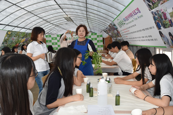 싱싱한 약초로 다양한 체험… 즐거운 치유농장서 삶의 활력을