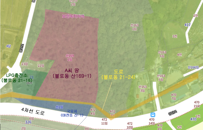 똑같이 도로 끼고 있는데...인천 서구, 한 쪽 LPG충전소 땅에만 특혜?
