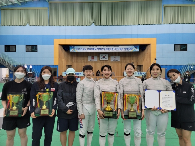 안산시청, 전국 남녀 종목별오픈펜싱선수권대회 단체전 정상…시즌 4관왕