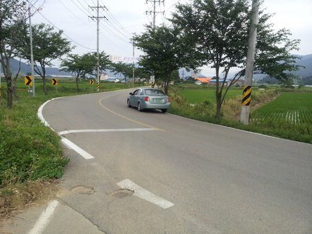 고성 동해면 덕곡~한내 지방도 1010호선 확장한다