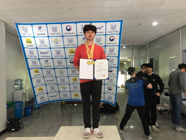 창원시청 김다진, 2관왕 명중