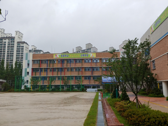마산 마린애시앙 단지내 초등학교 내년 3월 개교될까