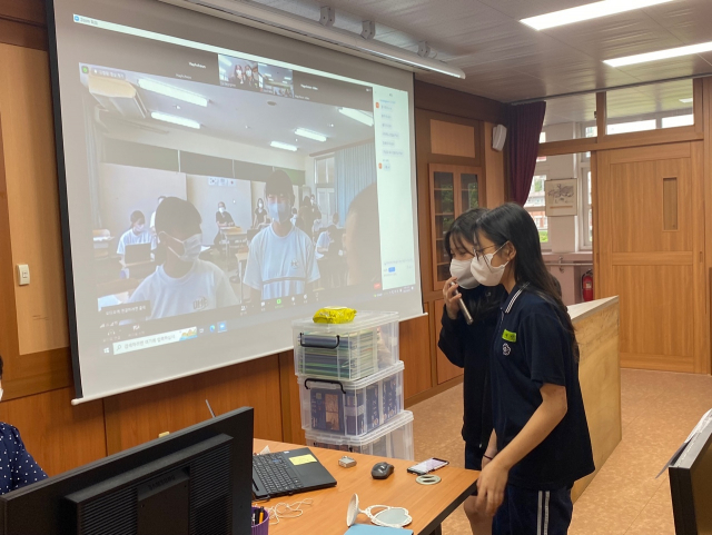 합천군-일본 미토요시 도요나카 중학생 영상 교류