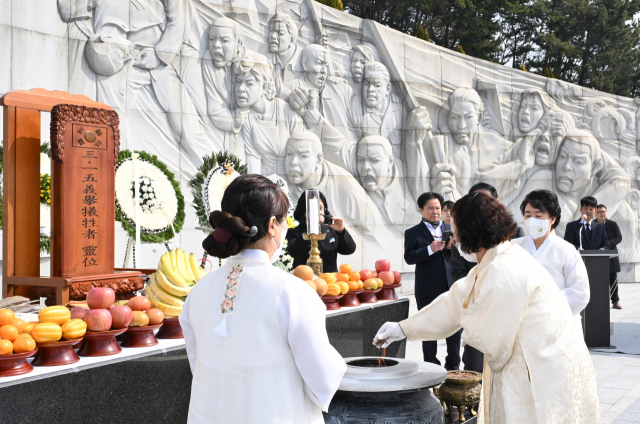 제64주년 3·15의거 민주열사 추모제 열려