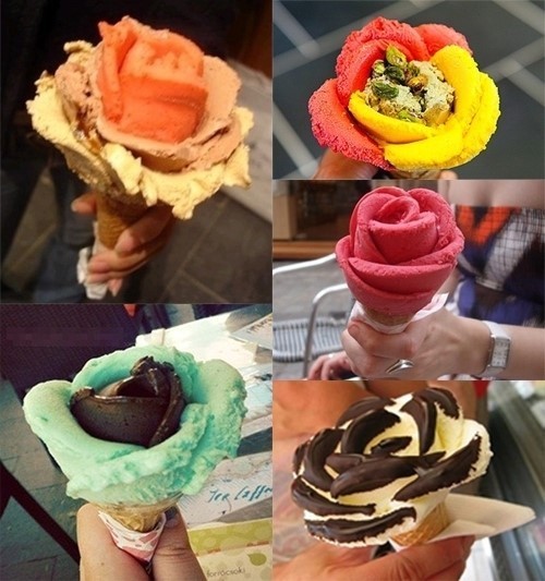 장미 아이스크림, 실제로 먹어본 사람 천국의 꿀맛