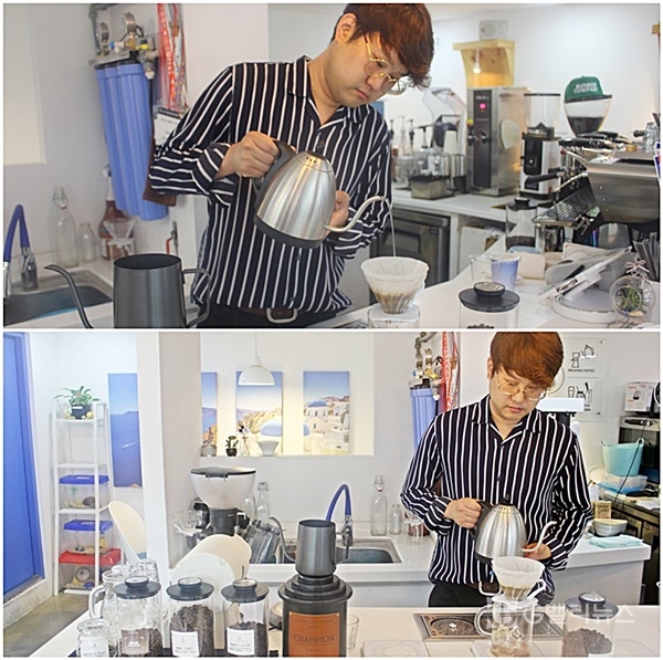최고급 스페셜티 커피를 맛보다 연신내 제이츠 커피 브루어스 박재석 대표