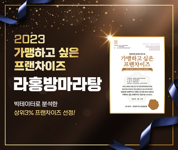 라홍방마라탕, 가맹하고싶은 프랜차이즈 선정
