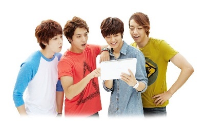 씨엔블루, 삼성 갤럭시 노트 10.1 광고모델 발탁