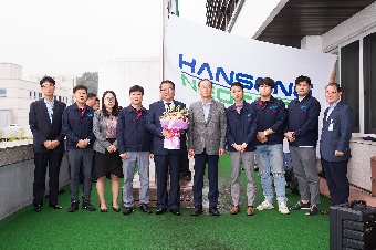 구미시 이달의 기업 선정 <주>한송네오텍 사기 게양식