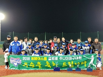 대구 서구 주니어 야구단,  2018 W베이스볼 클럽배 주니어 야구대회 우승