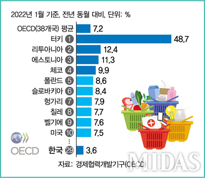 [그래픽 뉴스] 세계 물가 몸살 외