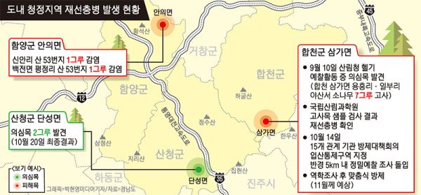 소나무재선충병 안전지대 사라지나