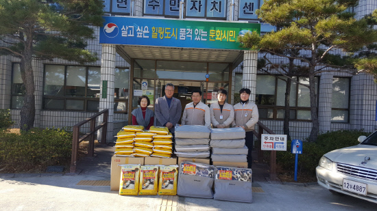 ㈜서원유통 탑마트 통영 죽림점, 이웃돕기 물품 기탁