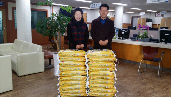 통영시 봉평동 태양숯불갈비, 사랑의 쌀 기탁