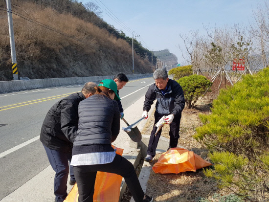 합천군 율곡면, 환경정화활동 실시