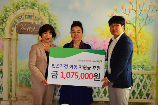 진주 명화재능어린이집, 장터 수익금 기탁