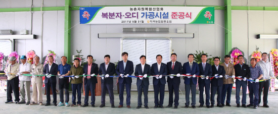 항노화 대표식품 복분자·오디가공시설 건립
