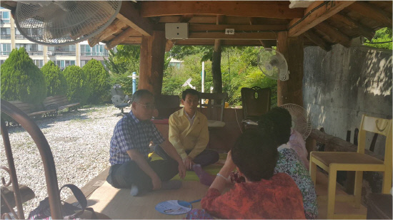 창원 성산구 가음정동 쉼터 선풍기 설치