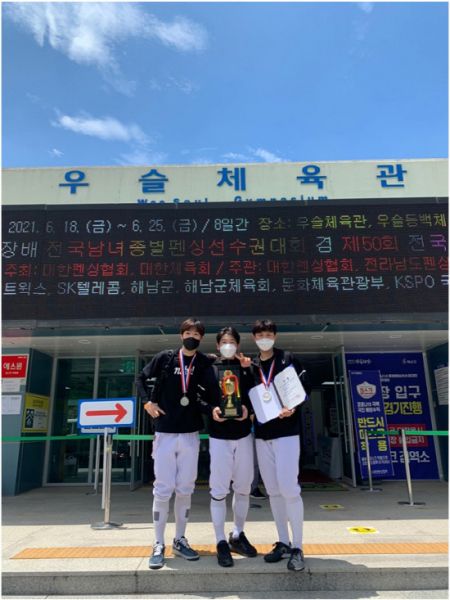 경남체육회 펜싱팀, 창단 6개월 만에 전국 준우승