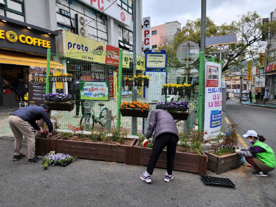 창원 성주동, 쓰레기 투기 방지 양심화단 정비