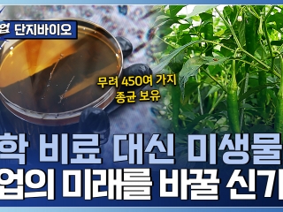 땅과 식물을 살리는 균? 친환경 미생물 비료 기업