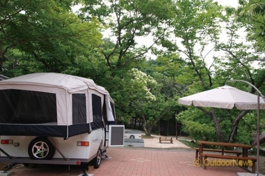 새롭게 단장한 국립공원 캠핑장