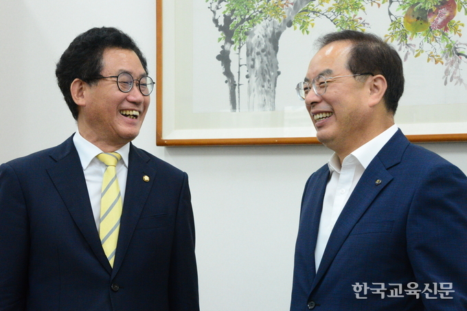 국회 교육위원장-교총 회장 특별대담