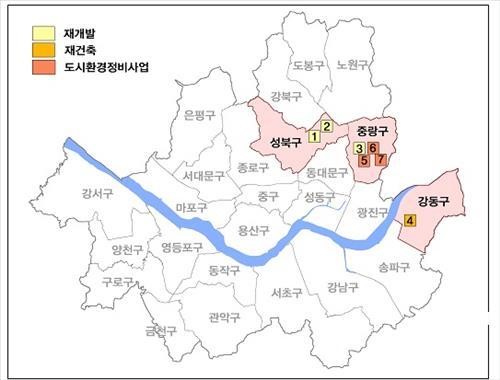 서울시, 장위동 등 뉴타운 정비구역 해제