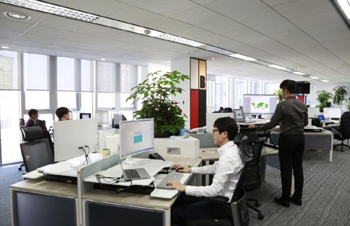 SKC 스마트오피스 도입…지정좌석 없애고 공유좌석