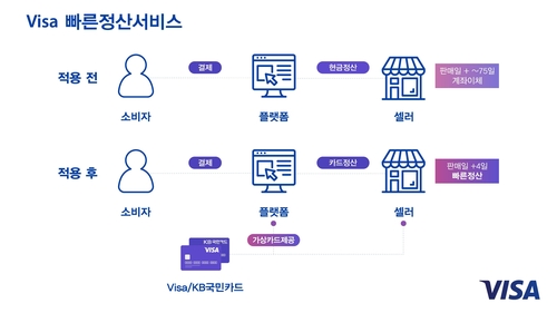 비자, 온라인 판매자에 빠른 정산 서비스 도입