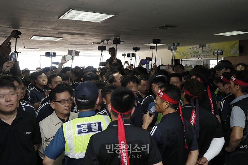 갑을오토텍 용역배치신고 마쳐, 충돌 우려 고조